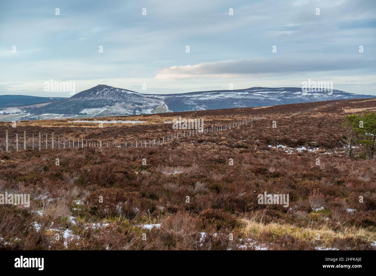 Das alte Bergfort von Tap O Noth von den Correen Hills in der Nähe von Alford, Aberdeenshire, Schottland Stockfoto