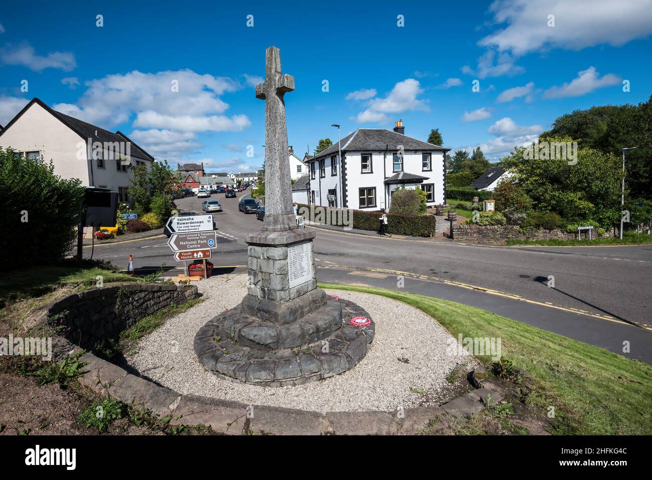 Drymen War Memorial Stockfoto