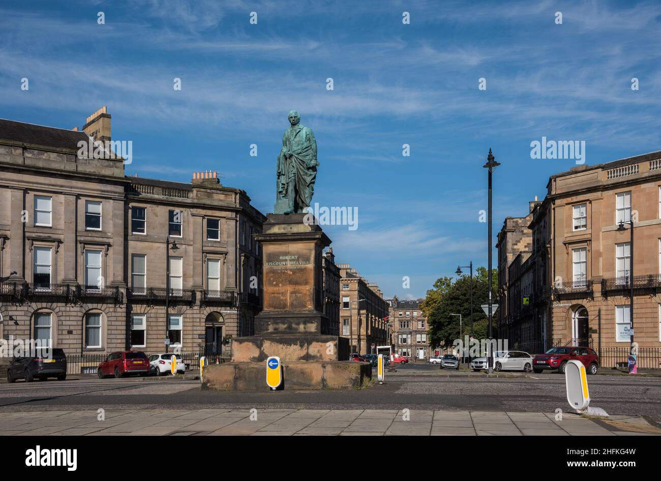 Denkmal für Viscount Melville Edinburgh Stockfoto