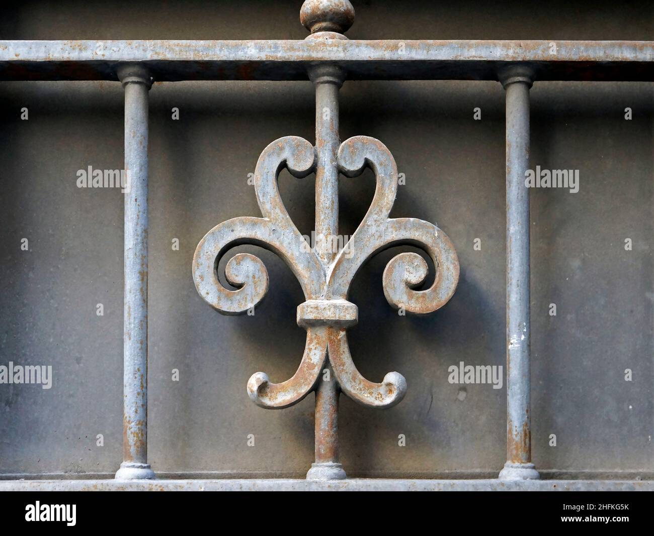 Dekoratives Metallic-Gitter, Rio Stockfoto