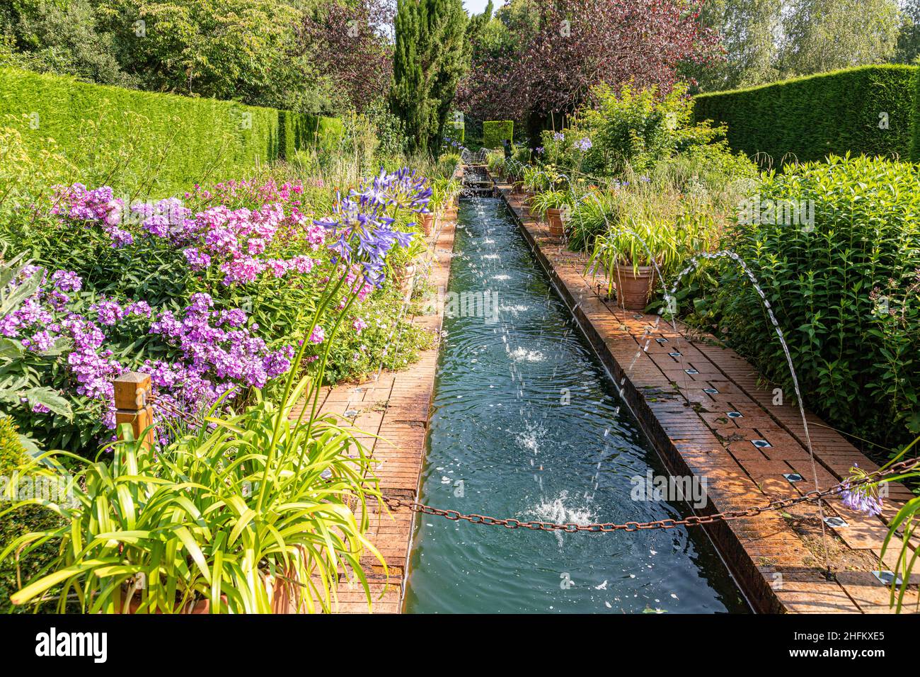 Der Alhambra-Spezialitätengarten im Roundhay Park, Leeds, West Yorkshire, Großbritannien Stockfoto