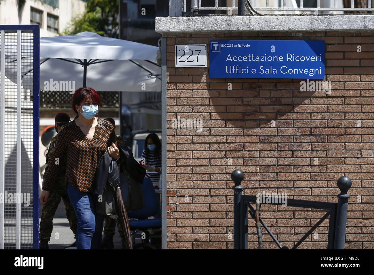 Cecilia Fabiano/LaPresse 08. Juni 2020 Rom (Italien) News Klinisches Institut San Rafaele, wo es neue Fälle von Ansteckung durch covid 19 im Pic: The Gate gegeben hat Stockfoto