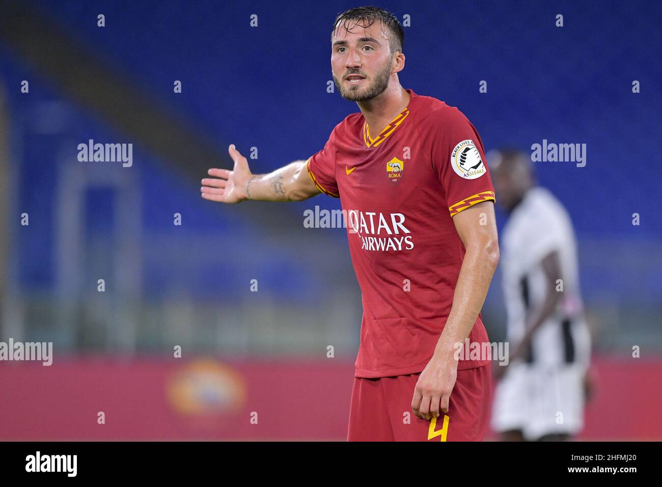 Fabio Rossi/AS Roma/LaPresse 02/07/2020 Rom (Italien) Sport Soccer Roma-Udinese Italienische Fußballmeisterschaft Liga Serie A Tim 2019/2020 - Olympiastadion im Bild: Stockfoto