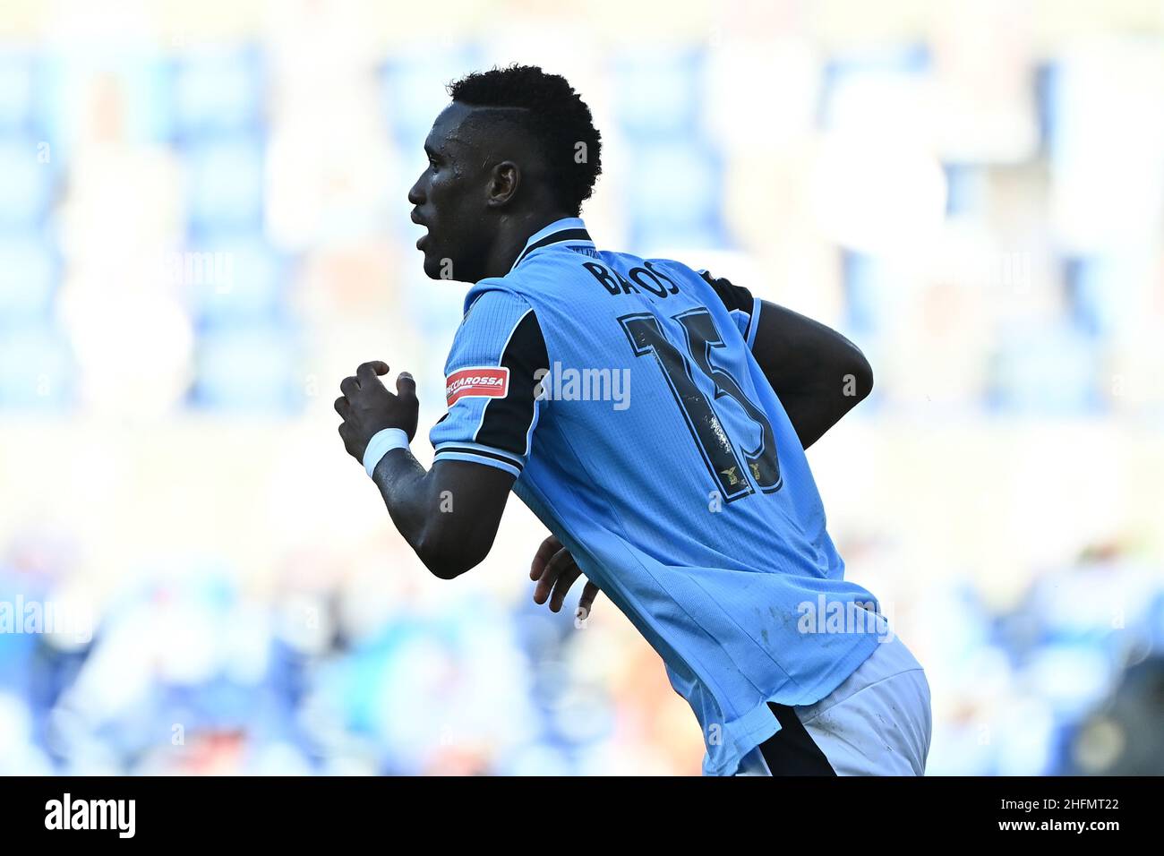 Alfredo Falcone - LaPresse 11/07/2020 Roma (Italien) Sport Soccer Lazio - Sassuolo Italienische Fußball-Meisterschaft Liga A Tim 2019 2020 - Olimpico Stadion von Roma im Bild:bastos Stockfoto