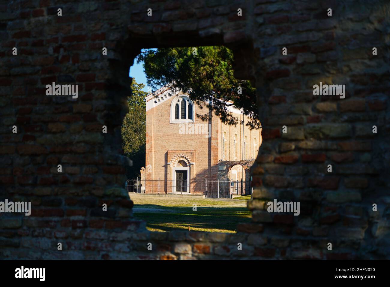 Scrovegni Kapelle (capella degli scrovegni) in Padua Diese Kirche enthält Fresko von Giotto, um 1305 fertiggestellt. Padua , Italien - Januar 2022 Stockfoto