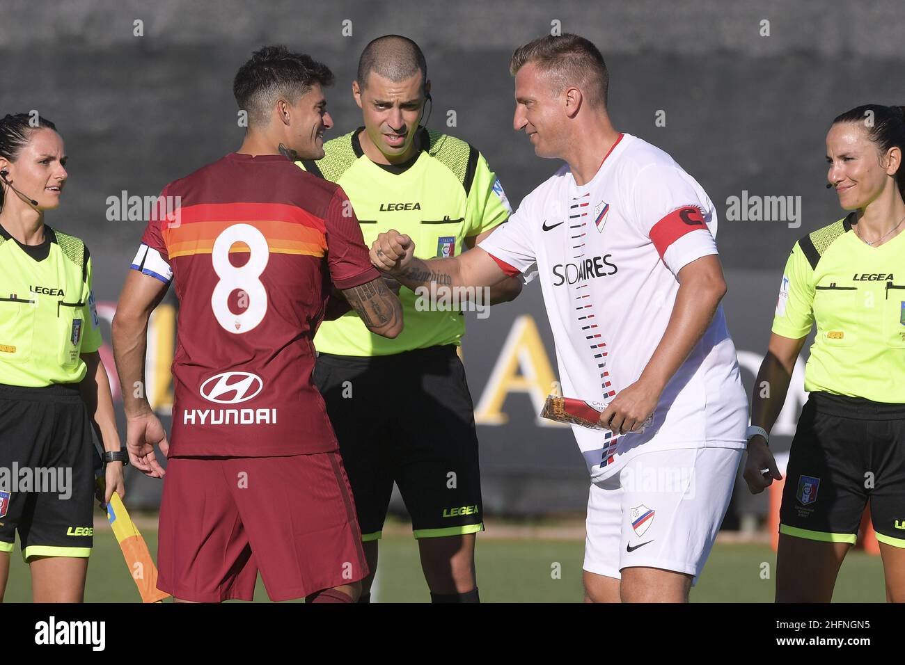 Luciano Rossi/AS Roma/ LaPresse 05/09/2020 Roma Sport Fußball freundlich Spiel ALS Roma gegen Sambenedettese Trigoria Stadium of Roma im Bild: Stockfoto