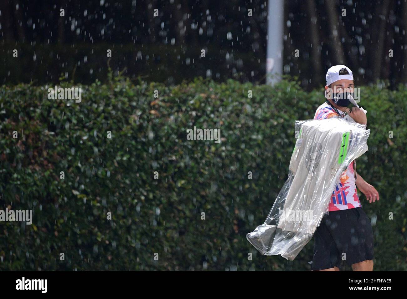 Alfredo Falcone - LaPresse 15/09/2020 Roma (Italien) Sport Tennis Marco Cecchinato (ITA) gegen Kyle Edmund (GBR) Internazionali BNL d'Italia 2020 im Bild: Stockfoto