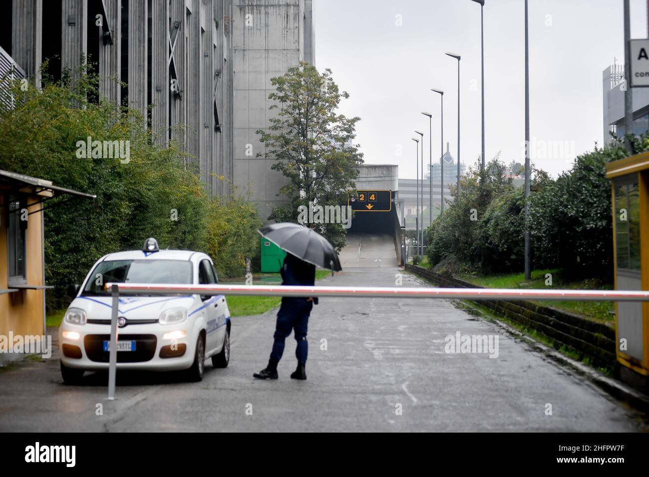 Claudio Furlan - LaPresse 23 October 2020 Milan (Italy) News Externe Ansichten des Krankenhauses in Fiera, das zur Aufnahme der Kranken der zweiten Welle der Covid-Epidemie 19 reaktiviert wird Stockfoto