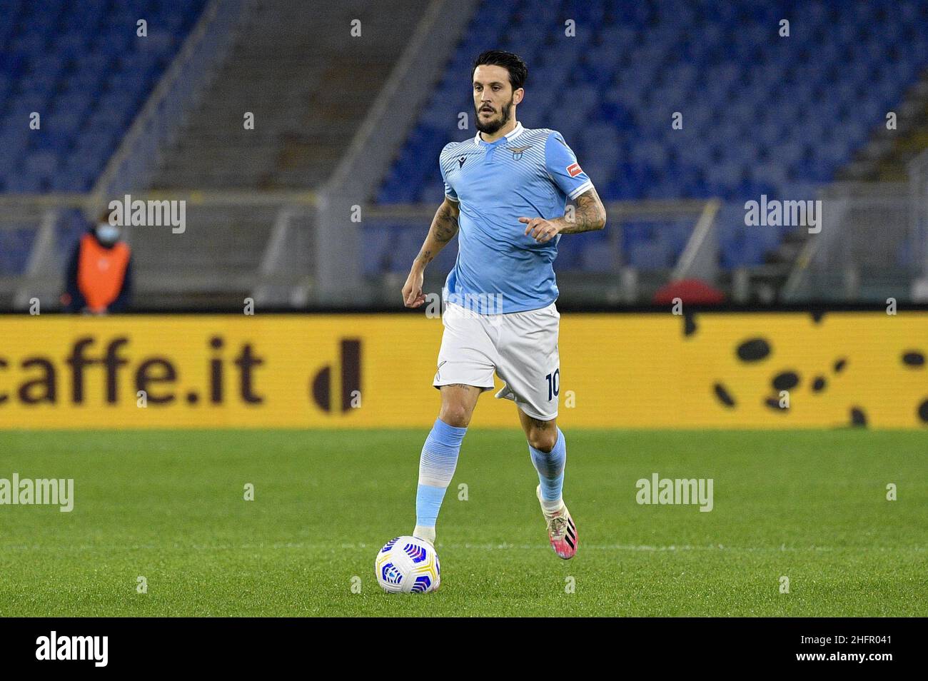 Fabrizio Corragetti / LaPresse 24st. Oktober 2020 Rom, Italien Sportfußball Latium vs Bologna - Italienische Fußballmeisterschaft League A Tim 2020/2021 - Stadion Olimpico im Bild: Luis Alberto (Latium) Stockfoto