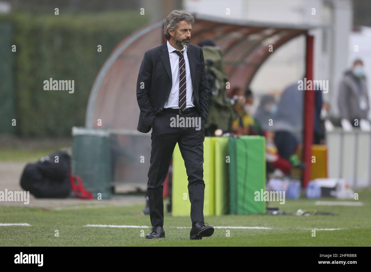 Fabio Rossi/AS Roma/LaPresse 15/11/2020 Mailand (Italien) Sport Soccer Mailand - Roma Women Serie A - Centro sportivo "Vismara" im Bild: Maurizio ganz Stockfoto