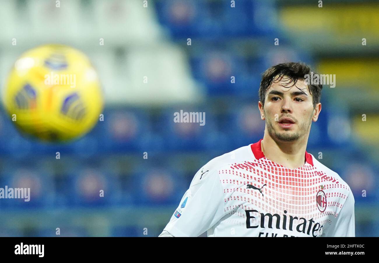 LaPresse - Spada Januar ,18 2021 Cagliari ( Italien ) Sport Soccer A.C. Mailand- Stagione 2020-2021 - Serie A Cagliari vs Mailand im Bild: Brahim Diaz Stockfoto