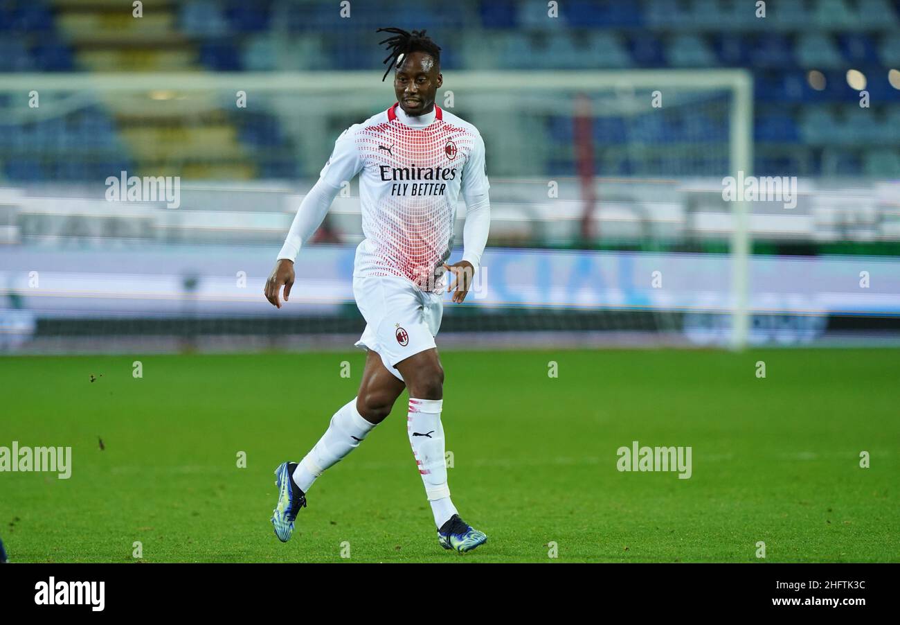 LaPresse - Spada Januar ,18 2021 Cagliari ( Italien ) Sport Soccer A.C. Mailand- Stagione 2020-2021 - Serie A Cagliari vs Mailand im Bild: Meite Stockfoto