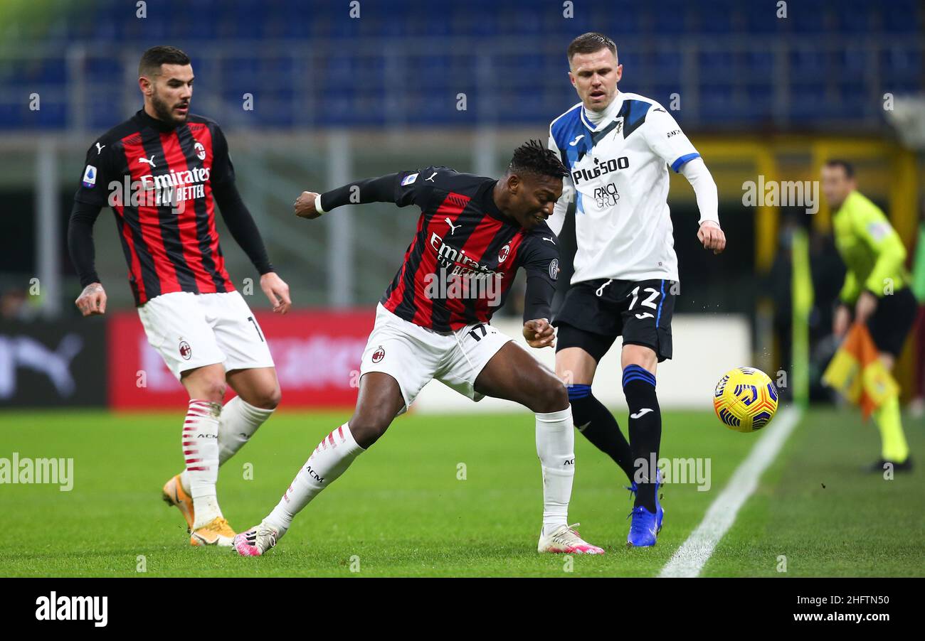 LaPresse - Spada 23 januar , 2020 Mailand ( Italien ) Sport Soccer A.C. Mailand- Stagione 2020-2021 - Serie A Mailand vs Atalanta im Bild: Rafael Leao Stockfoto