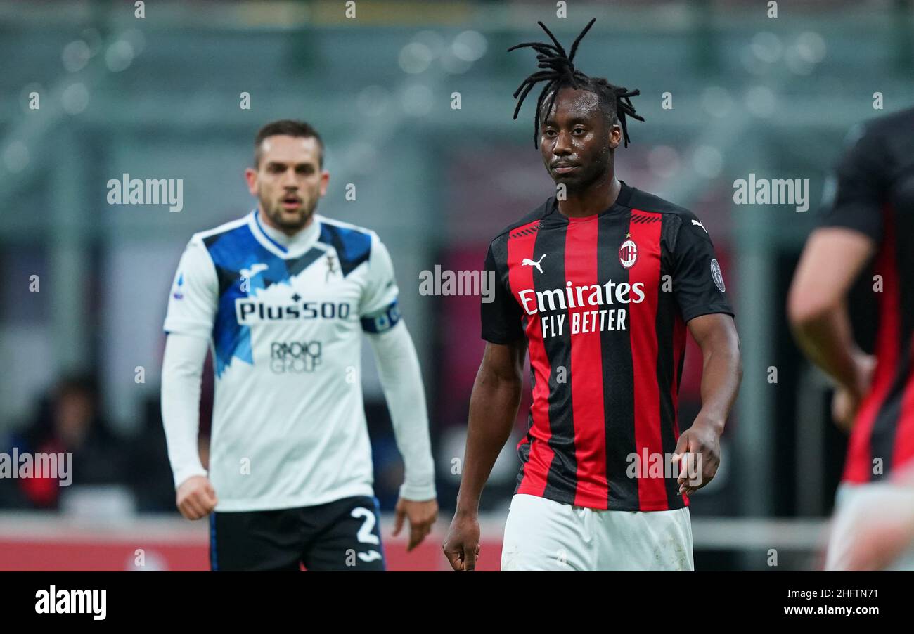 LaPresse - Spada 23 januar , 2020 Mailand ( Italien ) Sport Soccer A.C. Mailand- Stagione 2020-2021 - Serie A Mailand vs Atalanta im Bild: Meite Stockfoto