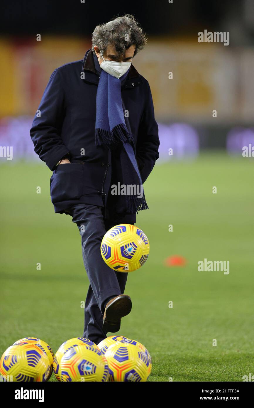 Alessandro Garofalo/LaPresse 22. Januar 2021 Benevento, Italien Sportfußball Benevento vs Torino - Italienische Fußballmeisterschaft League A Tim 2020/2021 - Vigorito Stadion. Im Bild: Urbano Cairo Presidente Torino Stockfoto