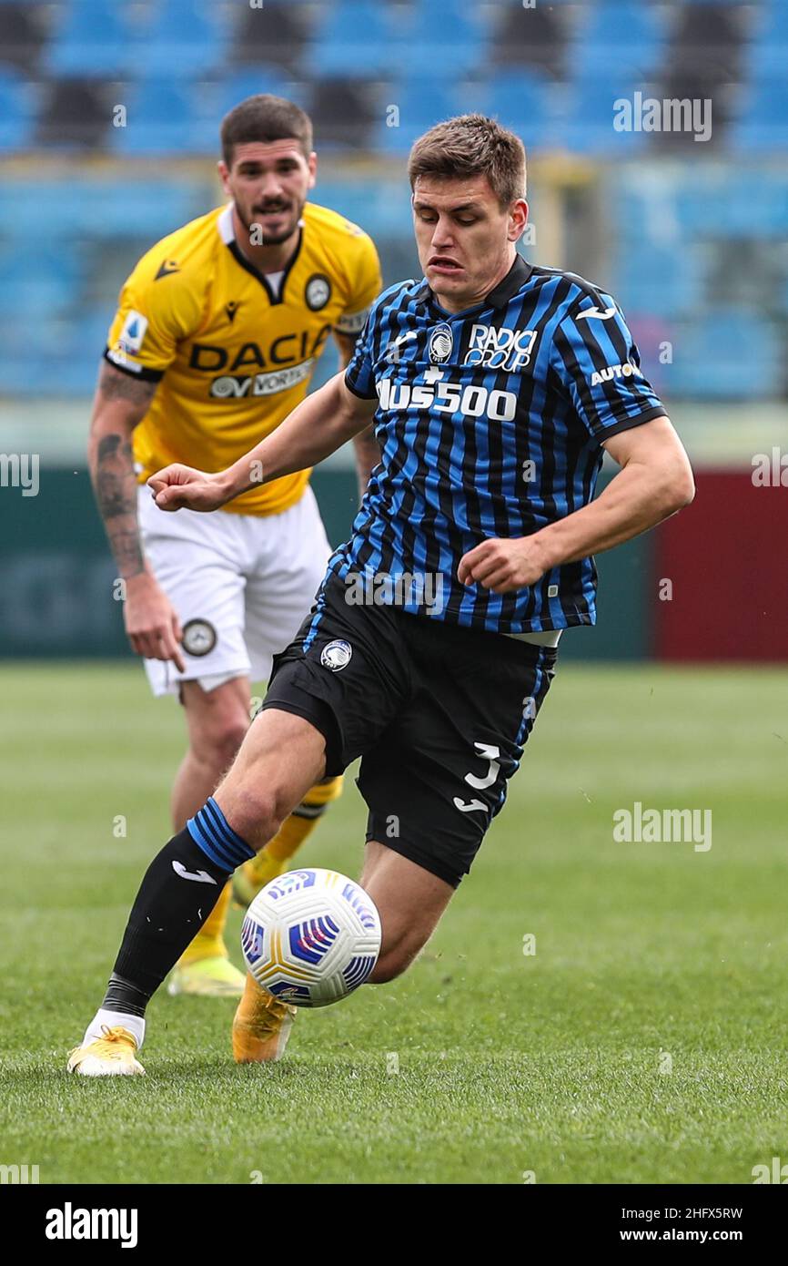 Stefano Nicoli/LaPresse 03-04-2021 Sport Soccer Atalanta vs Udinese Serie A Tim 2020/2021 Gewiss Stadium im Bild Joakim Maehle Stockfoto