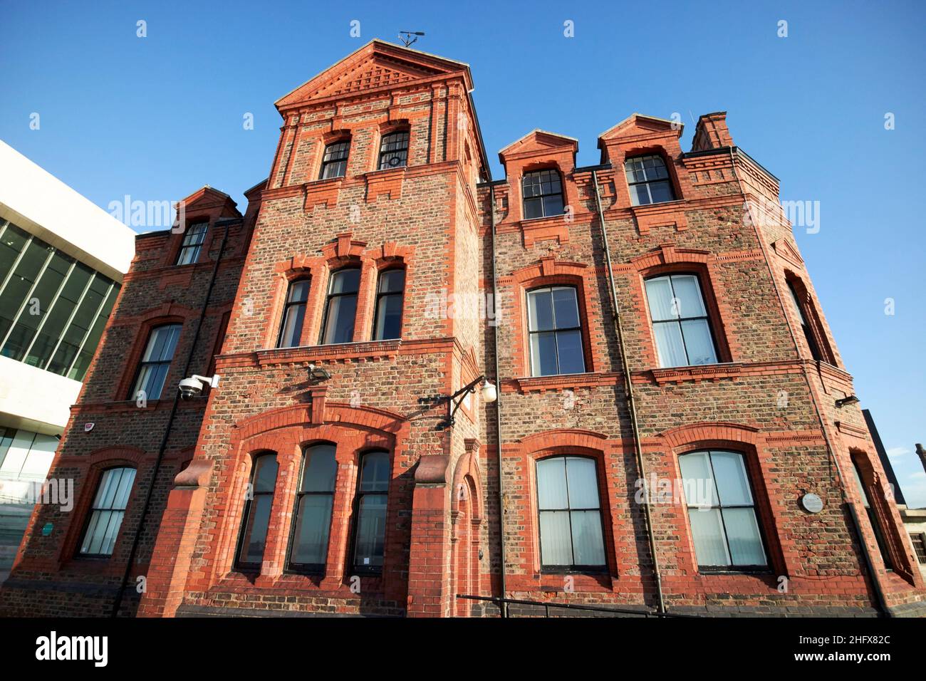 Das Lotsengebäude liverpool Pilotbüro ist jetzt Teil des merseyside Maritime Museum Liverpool England UK Stockfoto