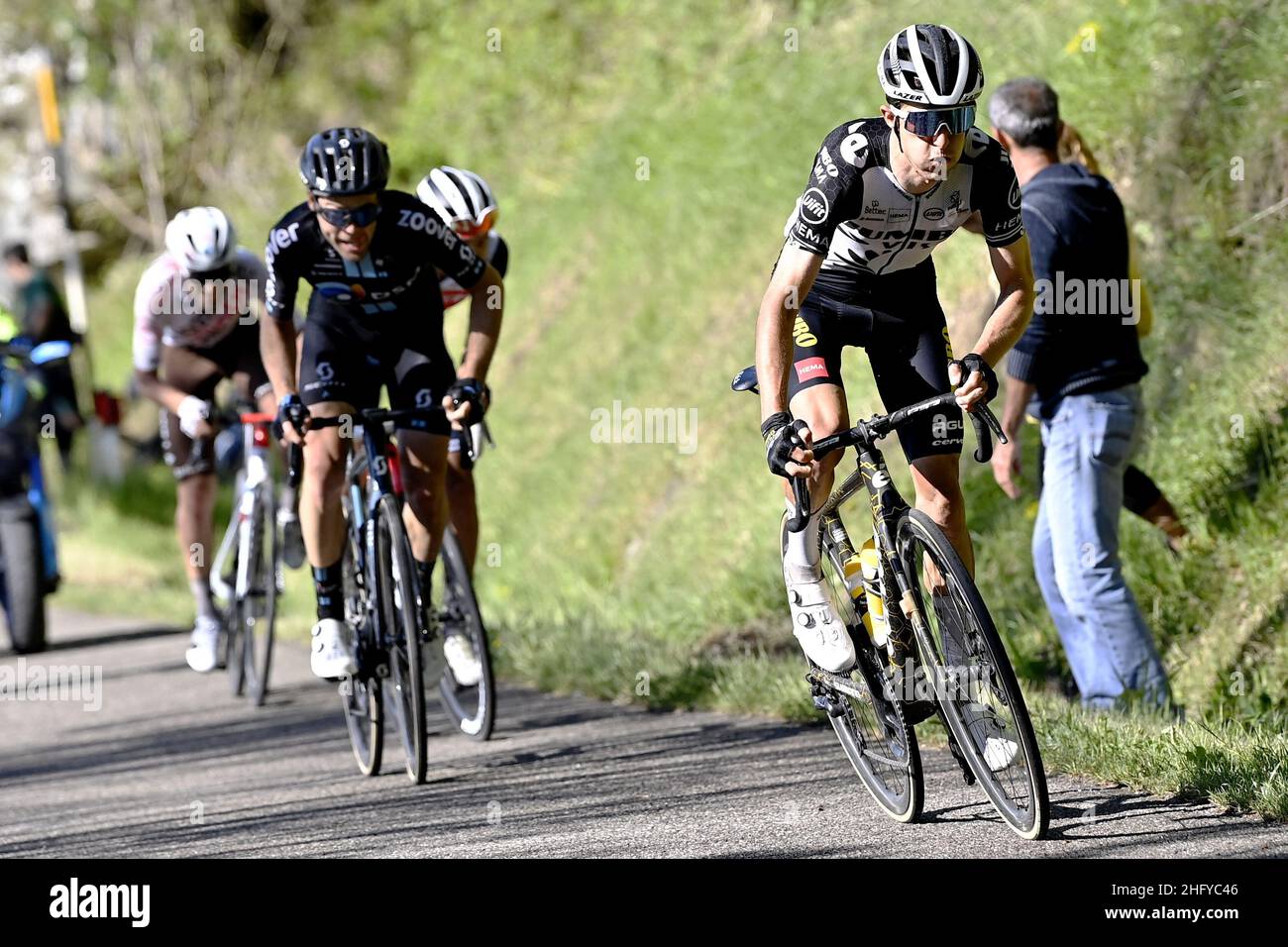 Fabio Ferrari/LaPresse 20. Mai 2021 Italien Sport Cycling Giro d'Italia 2021 - Ausgabe 104th - Etappe 12 - von Siena nach Bagno di Romagna im Bild: BENNETT George (NZL) (JUMBO-VISMA) Stockfoto