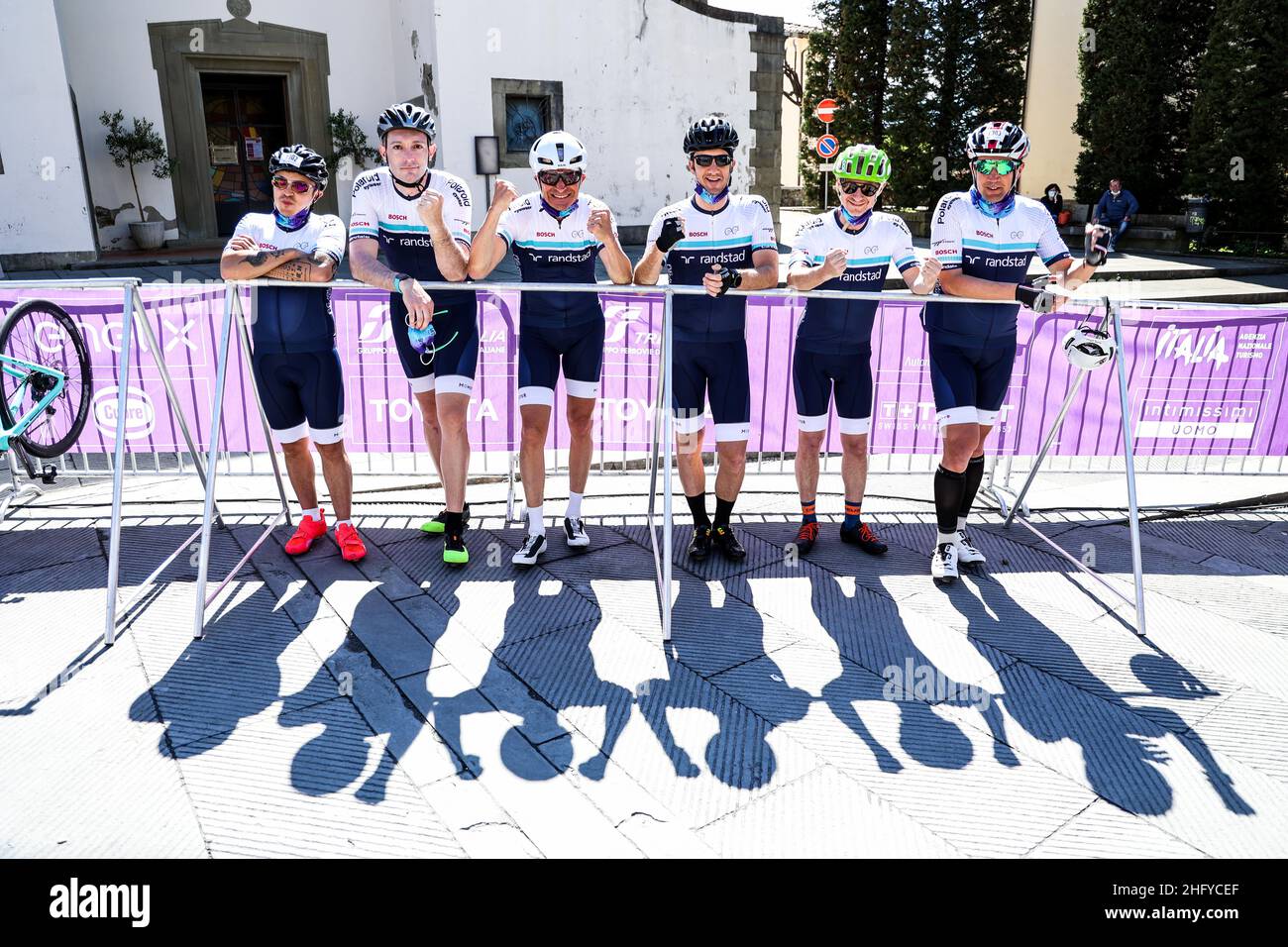 Foto LaPresse/Alessandro Garofalo 20 maggio 2021 Sport Cicismo Giro d'Italia 2021 – Giro E Nella foto: Tappa 12 da Pontassieve a Bagno di Romagna Foto LaPresse/Alessandro Garofalo 20. Mai 2021 Sport Cycling Giro d'Italia 2021 – Giro E im Bild: Etappe 12 von Pontassieve nach Bagno di Romagna Stockfoto