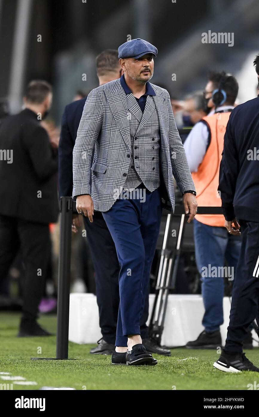 Nicolo Campo / LaPresse 25 May 2021, Turin (Italien) Sport - Fußball Partita del Cuore 2021 - Forschermeister im Vergleich zur italienischen Fußballnationalmannschaft der Sängerinnen im Bild: Sinisa Mihajlovic Stockfoto