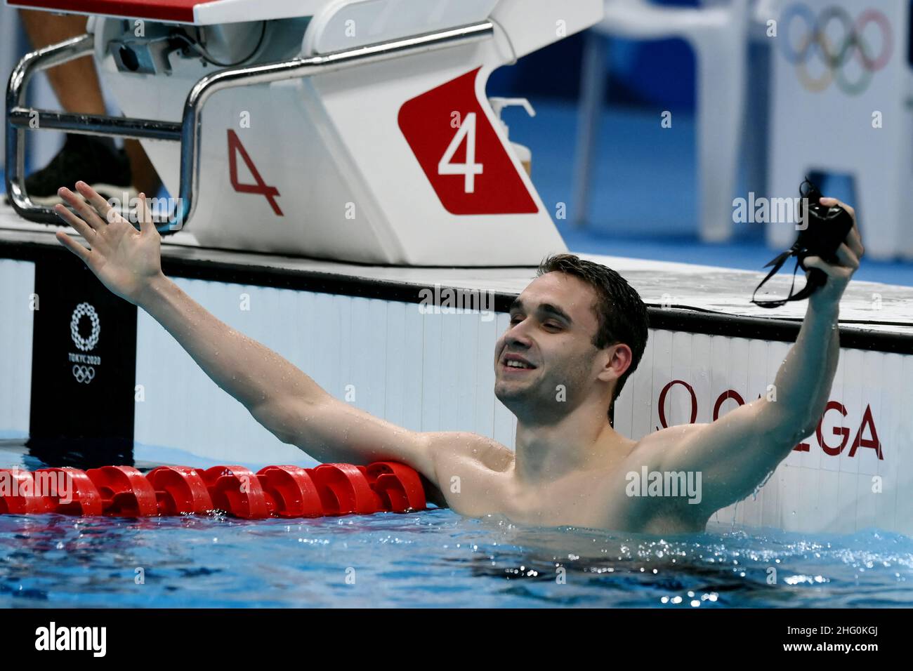 Gian Mattia D'Alberto / LaPresse 31. Juli 2021 Tokio Olympische Spiele 2020 Schwimmen im Bild: Kristof Milak HUN Stockfoto