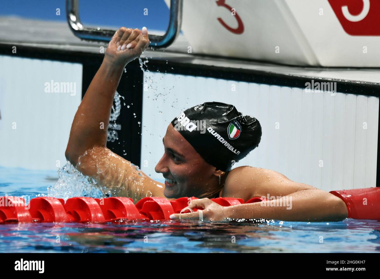 Gian Mattia D'Alberto / LaPresse 31. Juli 2021 Tokio Olympische Spiele 2020 Schwimmen im Bild: Simona Quadarella ITA, 800 fs Bronzemedaille Stockfoto