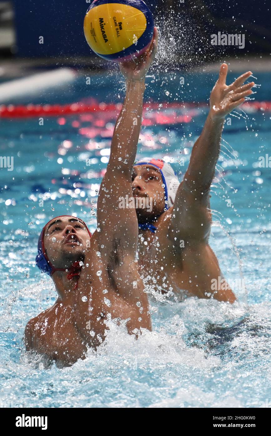 Gian Mattia D'Alberto / LaPresse 31. Juli 2021 Tokyo Tokyo Olympische Spiele 2020 Wasserball Italien-Japan im Bild: DOLCE Vincenzo Stockfoto