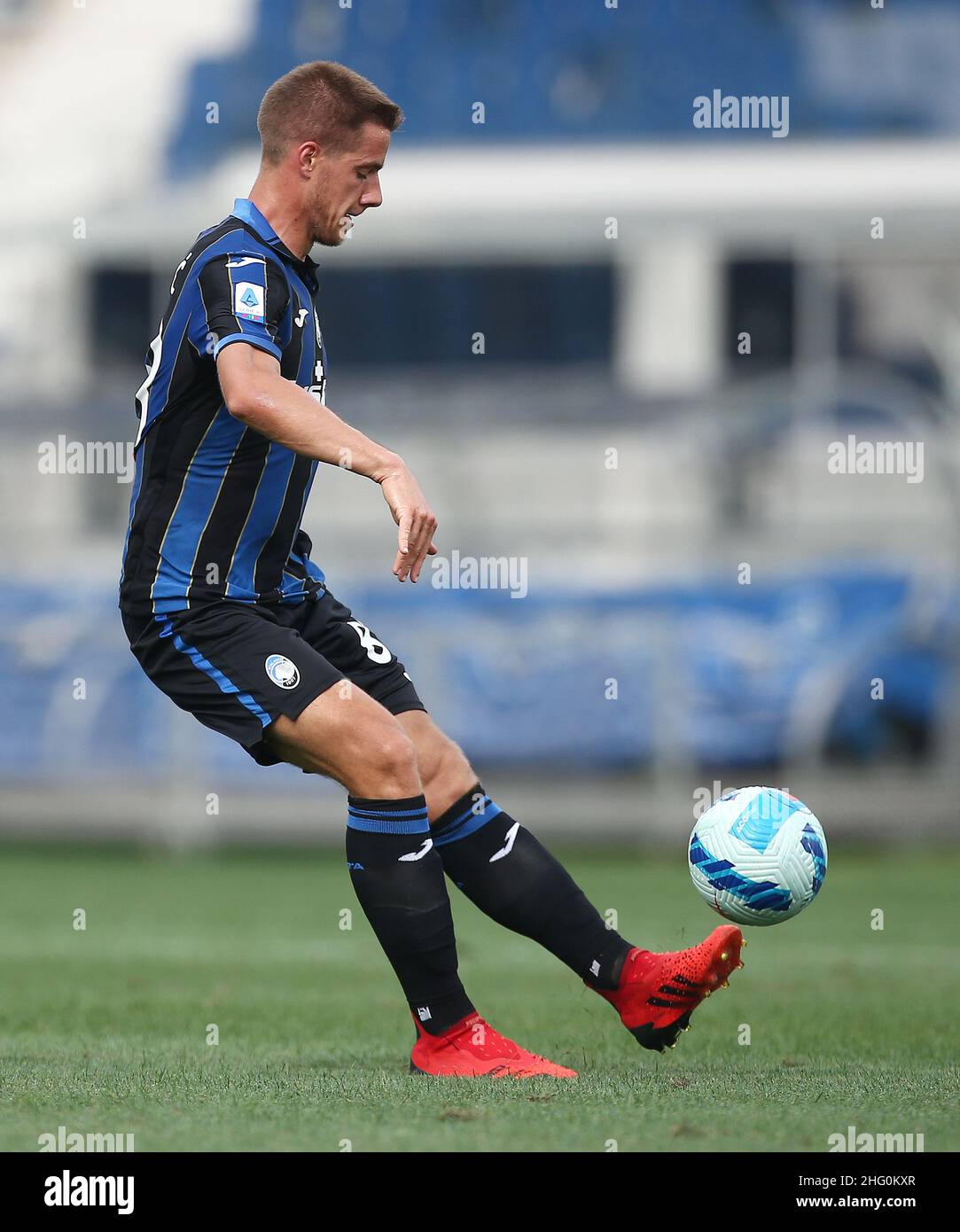 LaPresse - Spada Juli 31 , 2021 Bergamo ( Italien ) Sport Soccer Saison 2021-2022 Freundschaftsspiel Atalanta vs Pordenone im Bild: pasalic Stockfoto