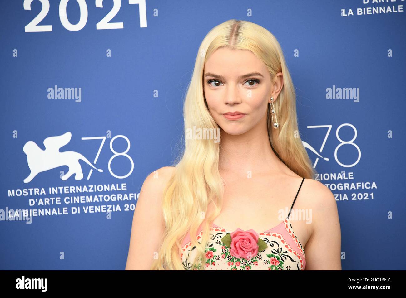 Piergiorgio Pirrone - LaPresse 2021-09-04 Venice 78th Venice Filmfestival Gestern Abend in Soho Fotozelle auf dem Foto: Anya Taylor-Joy Stockfoto