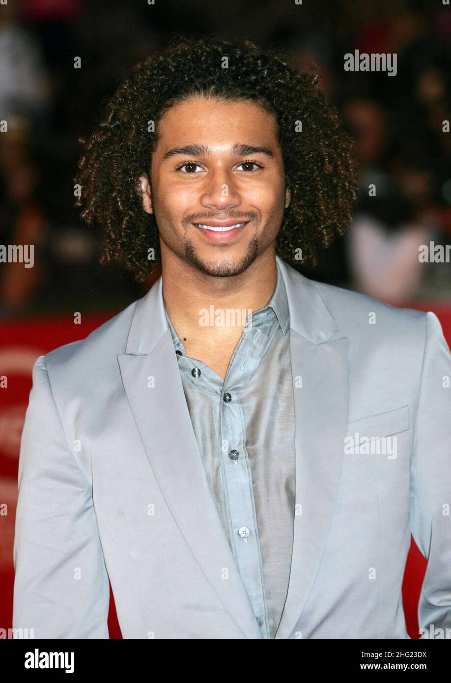 Corbin Bleu nimmt an der Vorführung von „High School Musical 3“ beim „Filmfestival Rom“ 3rd in Rom, Italien, Teil. Stockfoto