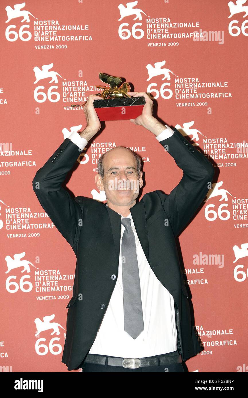 Samuel Maoz nahm an der Abschlussfeier im Palazzo del Casino während des Filmfestivals 66th in Venedig am 12. September 2009 in Venedig, Italien, Teil. Stockfoto
