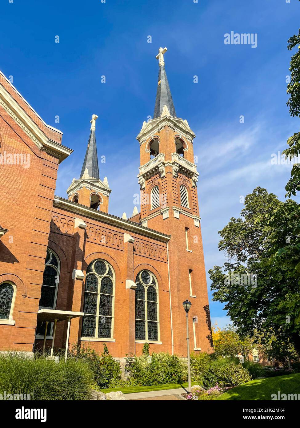 Gonzaga University ist eine private, katholische Universität in Spokane, Washington. Es ist von der Northwest Commission on Colleges and Universities akkreditiert Stockfoto