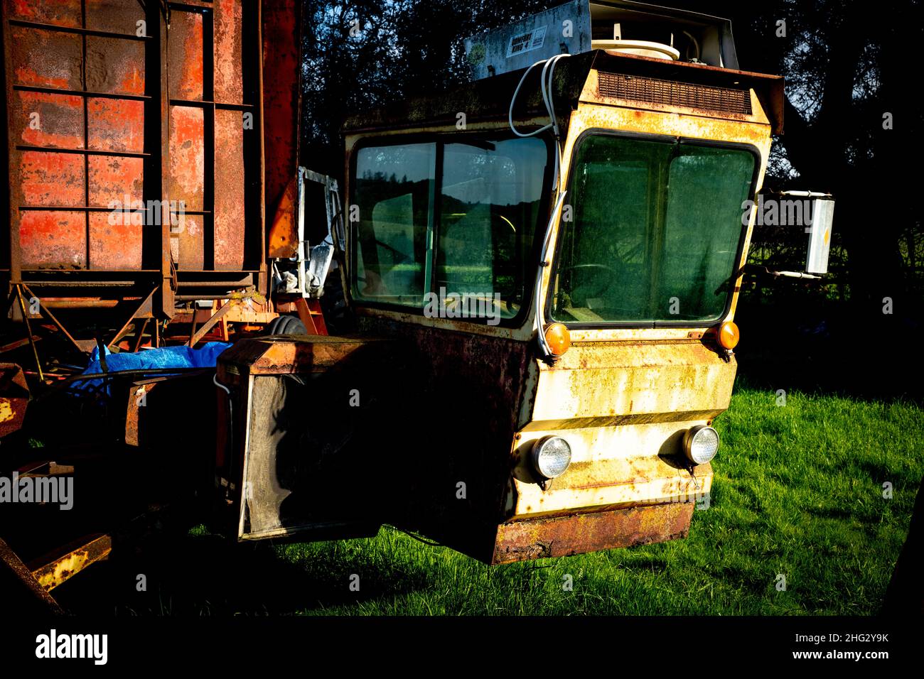 alte Landmaschinen Stockfoto