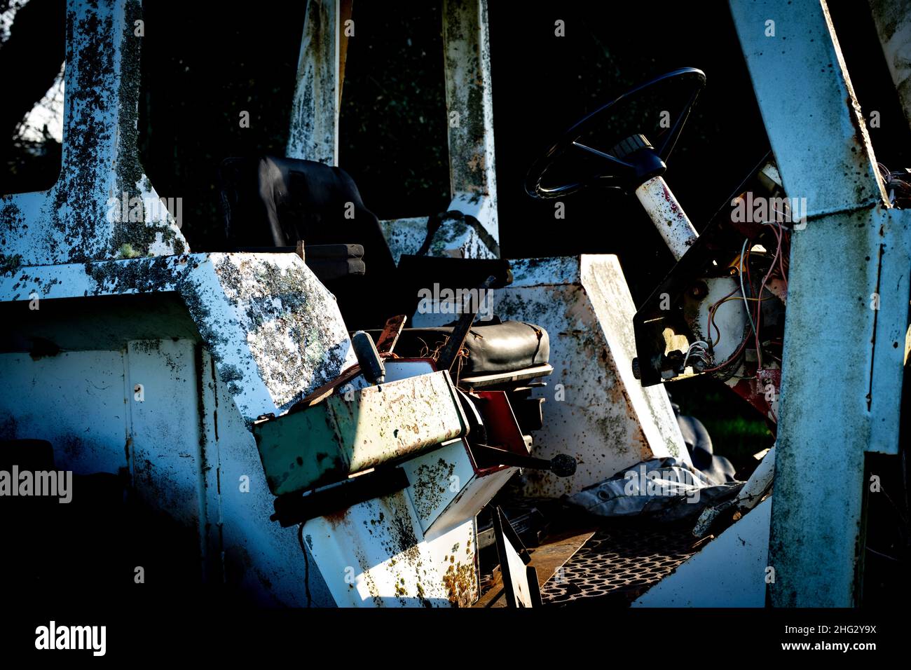 alte Landmaschinen Stockfoto