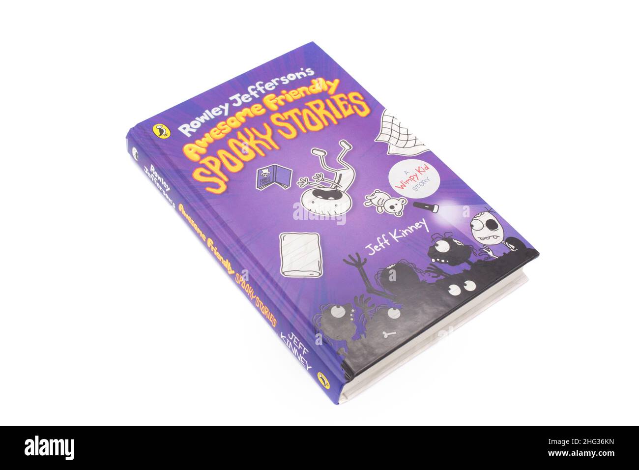 Das Buch, Rowley Jeffereson's Awesome Friendly Spooky Stories von Jeff Kinney Stockfoto