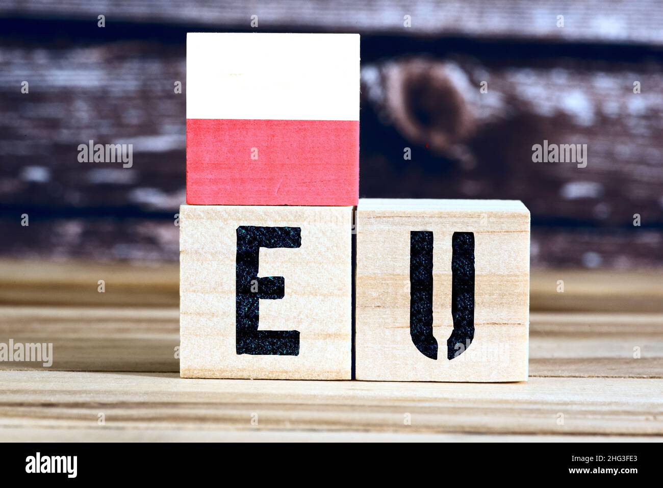 Polen und der Europäischen Union Stockfoto