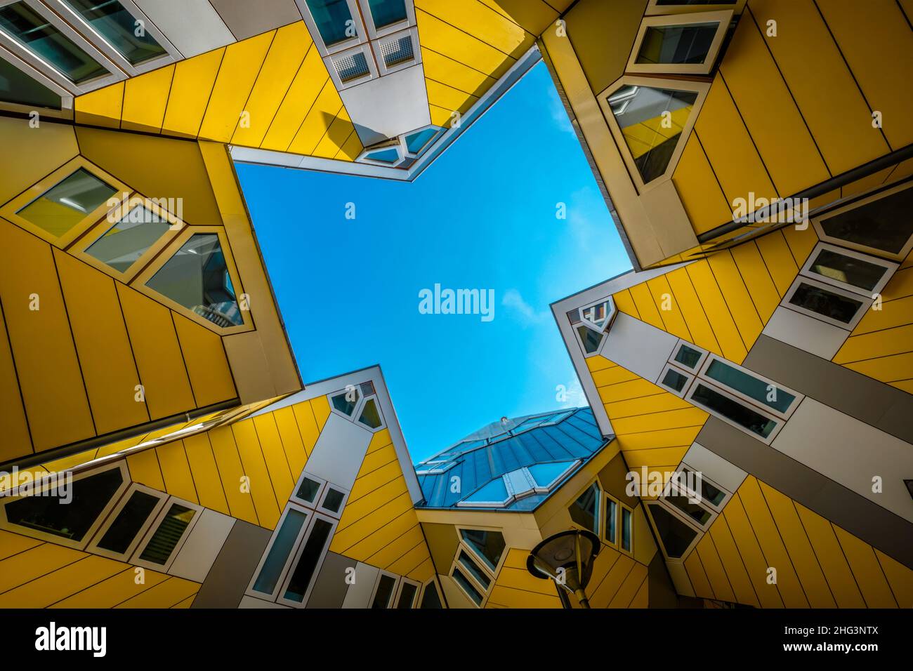 Cube Häuser in Rotterdam, Niederlande Stockfoto