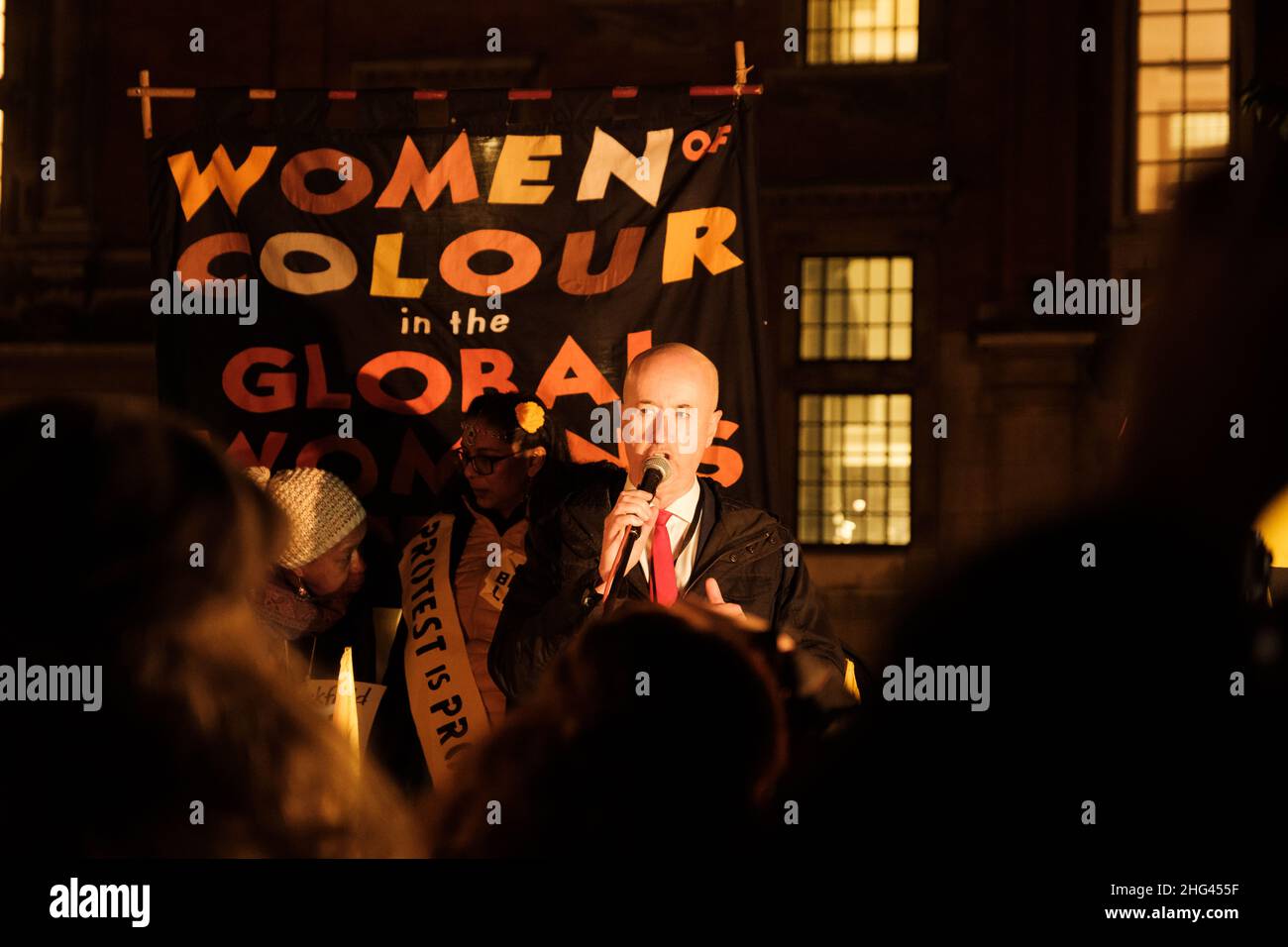 Tötet die Proteste des Gesetzentwurfs vom Samstag, um endlose Störungen außerhalb des Oberhauses zu verursachen, und sie stimmen derzeit über die Änderungen des PC ab Stockfoto