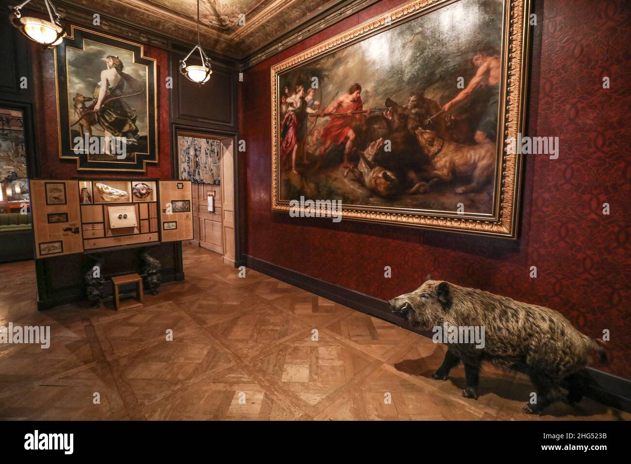 MUSEUM FÜR JAGD UND NATUR, PARIS Stockfoto