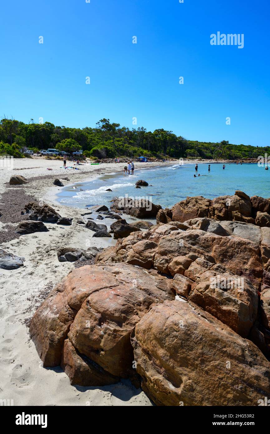 Castle Rock Beach, Dunsborough, Westaustralien Stockfoto