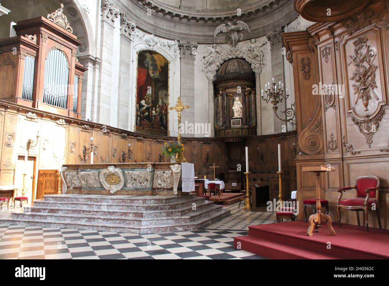 kathedrale notredame de l'annonciation in nancy in lothringen