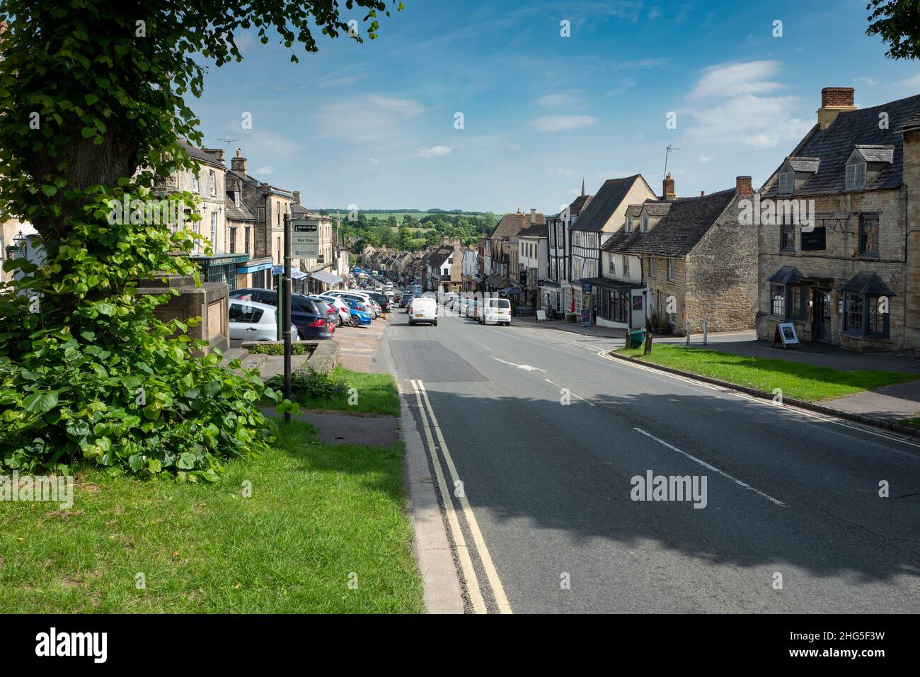 The Hill Burford Oxfordshire Stockfoto