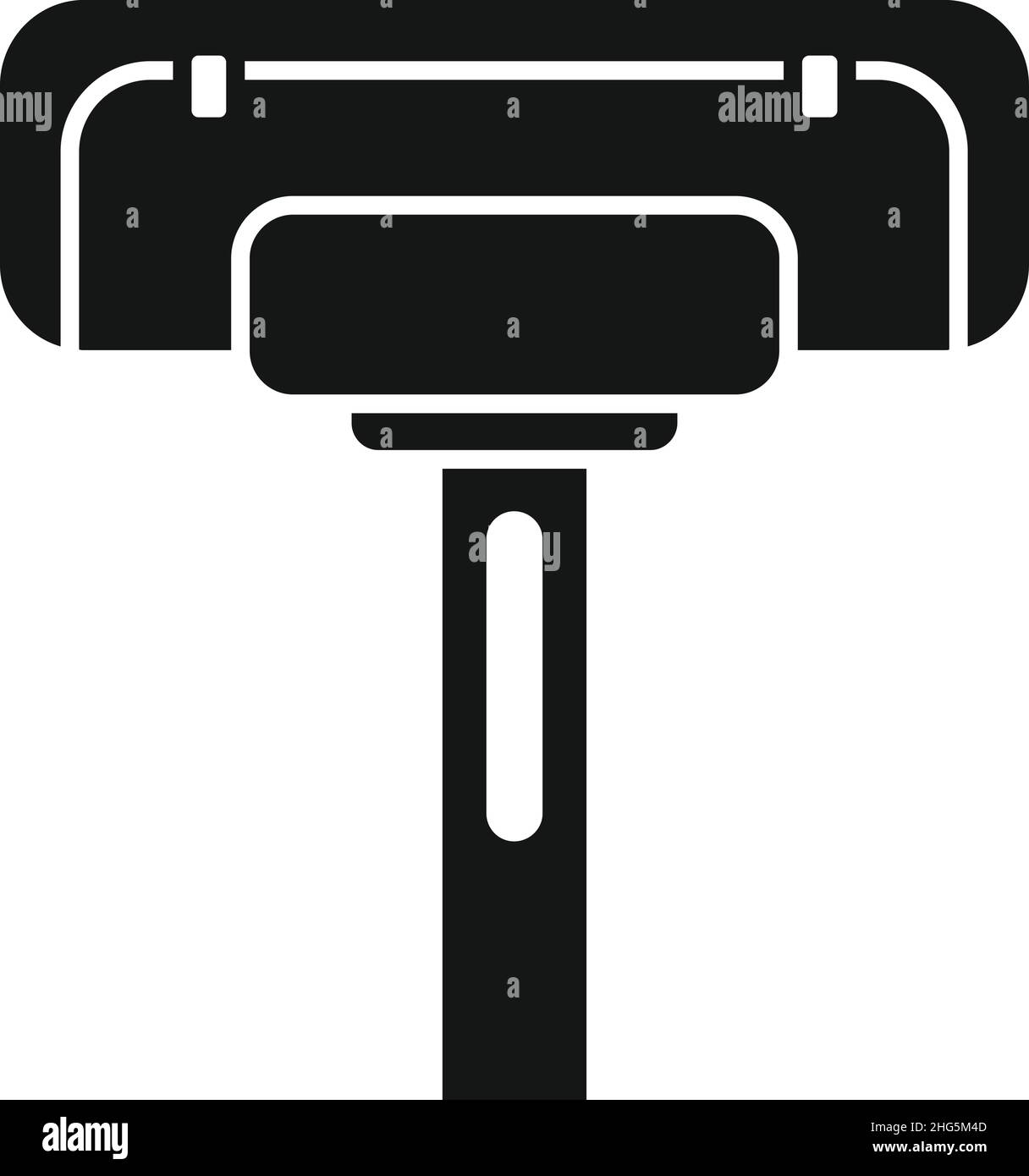 Clean Mop Symbol einfacher Vektor. Reinigungspool. Reparaturservice Stock Vektor