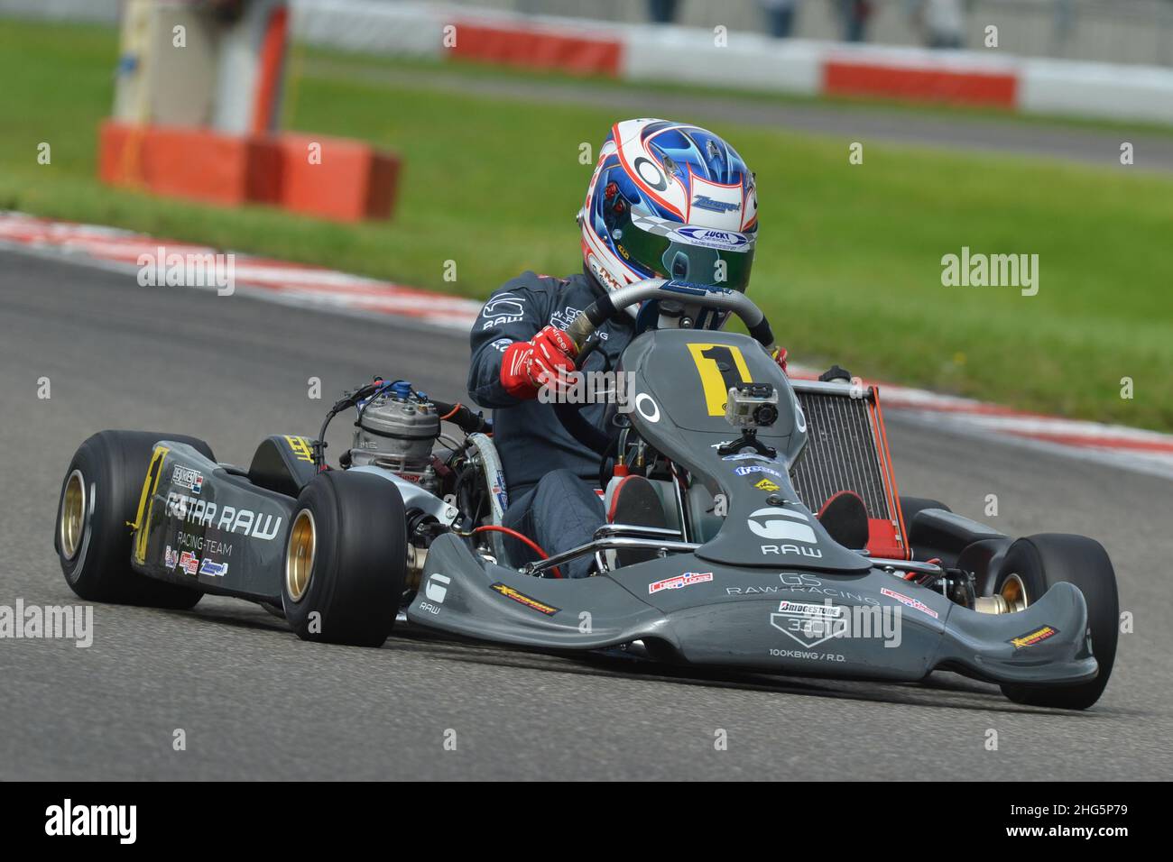 Kart-Karriere von Nyck De Vries 2011. Stockfoto