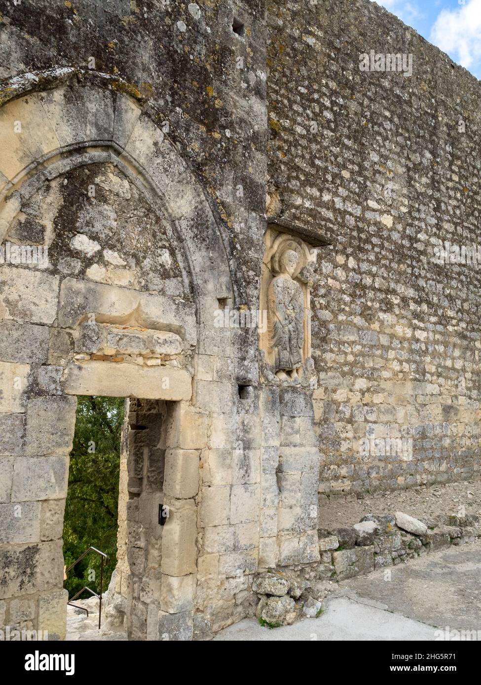 Montmajour Abtei, Arles Stockfoto