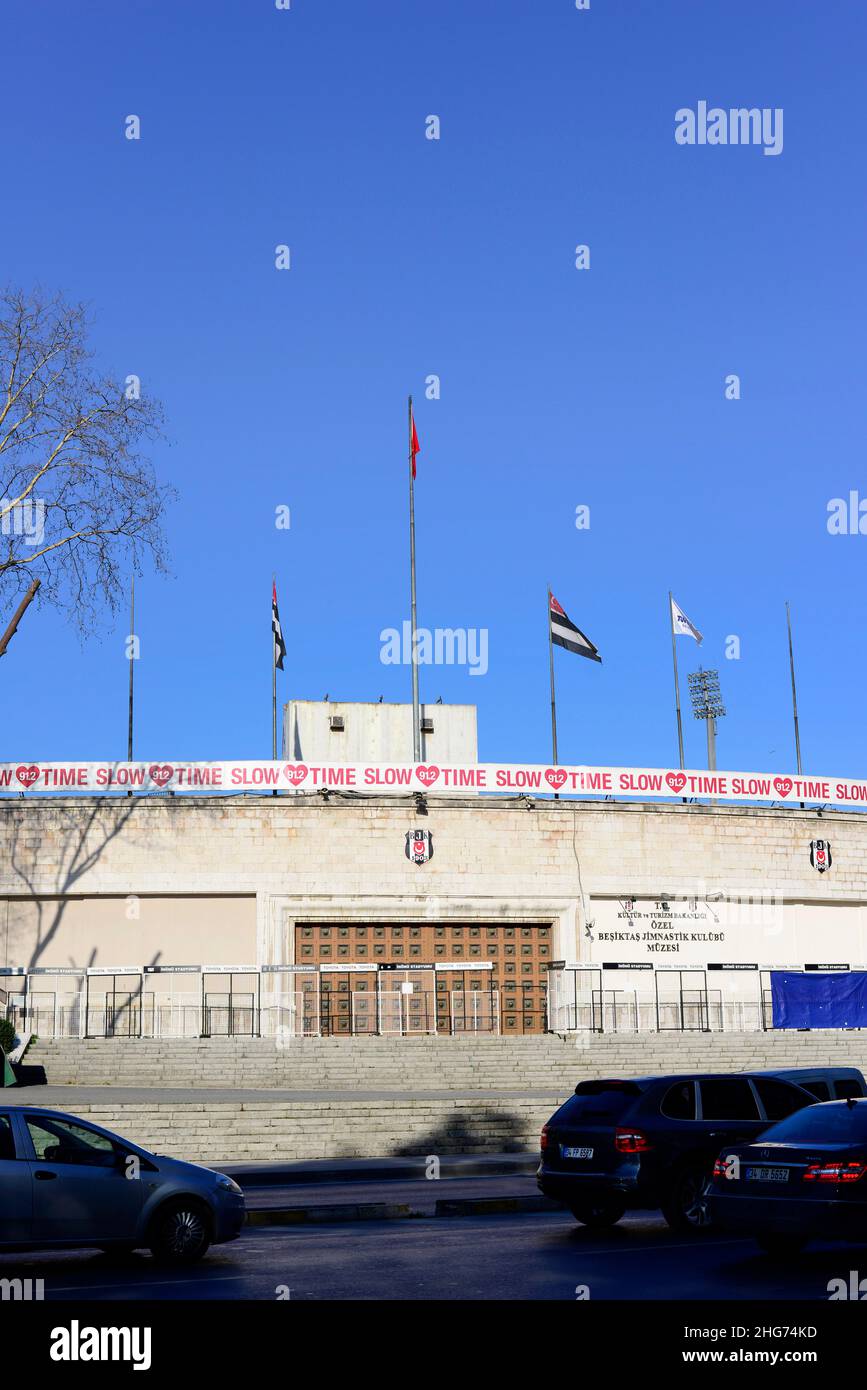 Vodafone Park Fußballstadion in Besiktas, Istanbul, Türkei. Stockfoto