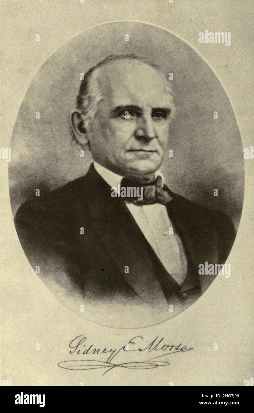 Sidney Edwards Morse (1794–1871). Stockfoto