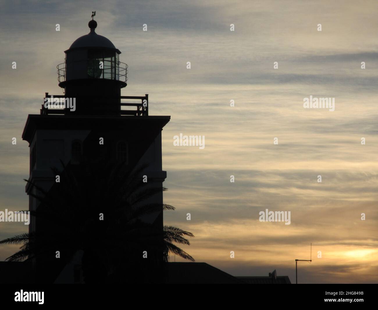 Greenpoint Lighthouse Kapstadt Stockfoto