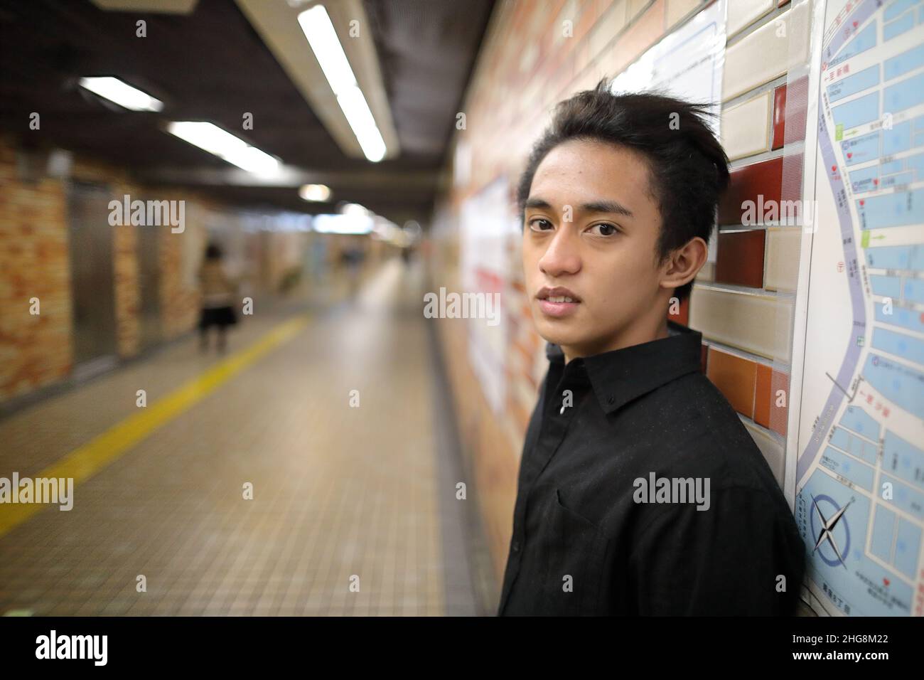 Ausländer bei Ginza Tokyo Japan Stockfoto