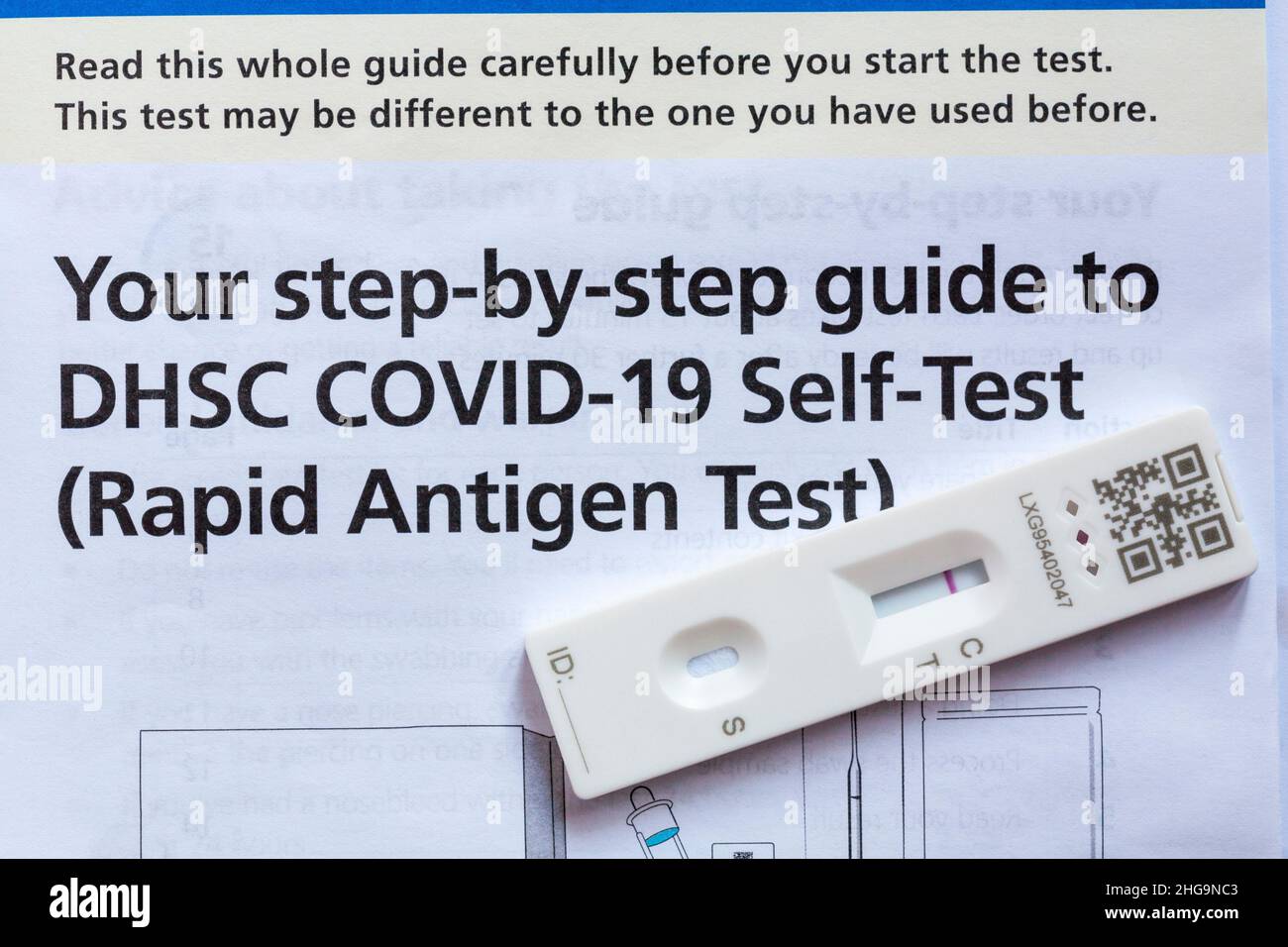 Covid19 Selbsttest (Rapid Antigen Test) mit negativem Ergebnis